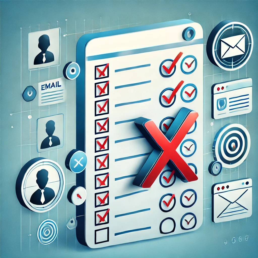 email exclusion lists